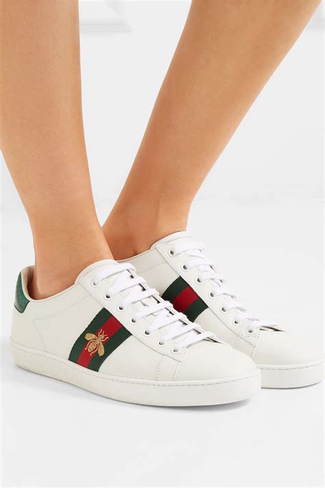 gucci ace sneakers with bee